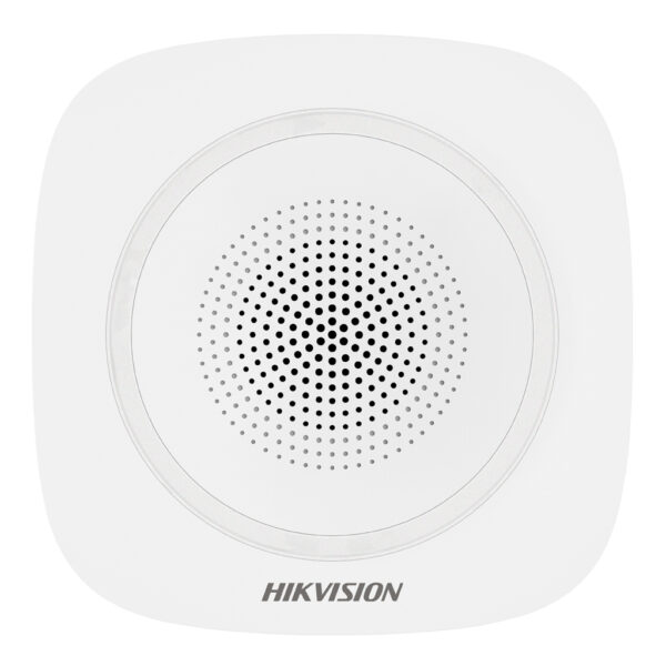 Sirena inalámbrica de interior compatible 868 Mhz Hikvision AXPRO Indicador Azul