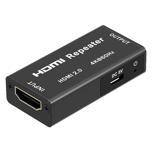 Extensor repetidor de señal HDMI - Alcance 20 m - Resolución 4K