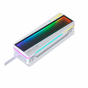 Disipador de calor para disco duro SSD - Apto para M.2 NVMe y M.2 SATA - Reduce hasta 16 ºC la temperatura - Iluminación RGB personalizable - Carcasa de aleación de aluminio - Alimentación desde placa base