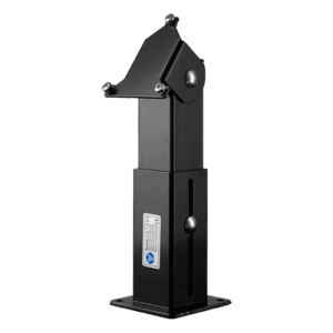 Soporte para retenedor - Dimensiones: 147.55 x 72 x 65.50 mm - Rotación 180º - Color Negro - Fabricado en aleación de carbon - Pasador de cables