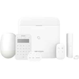Kit AXPRO 868MHz 96 zonas Hikvision Panel + PIR + Mando + Teclado + Contacto