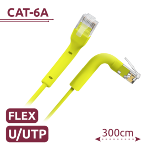SAFIRE Cable UTP flexibleEthernetConectores UTP6A-FLEX-3Y
