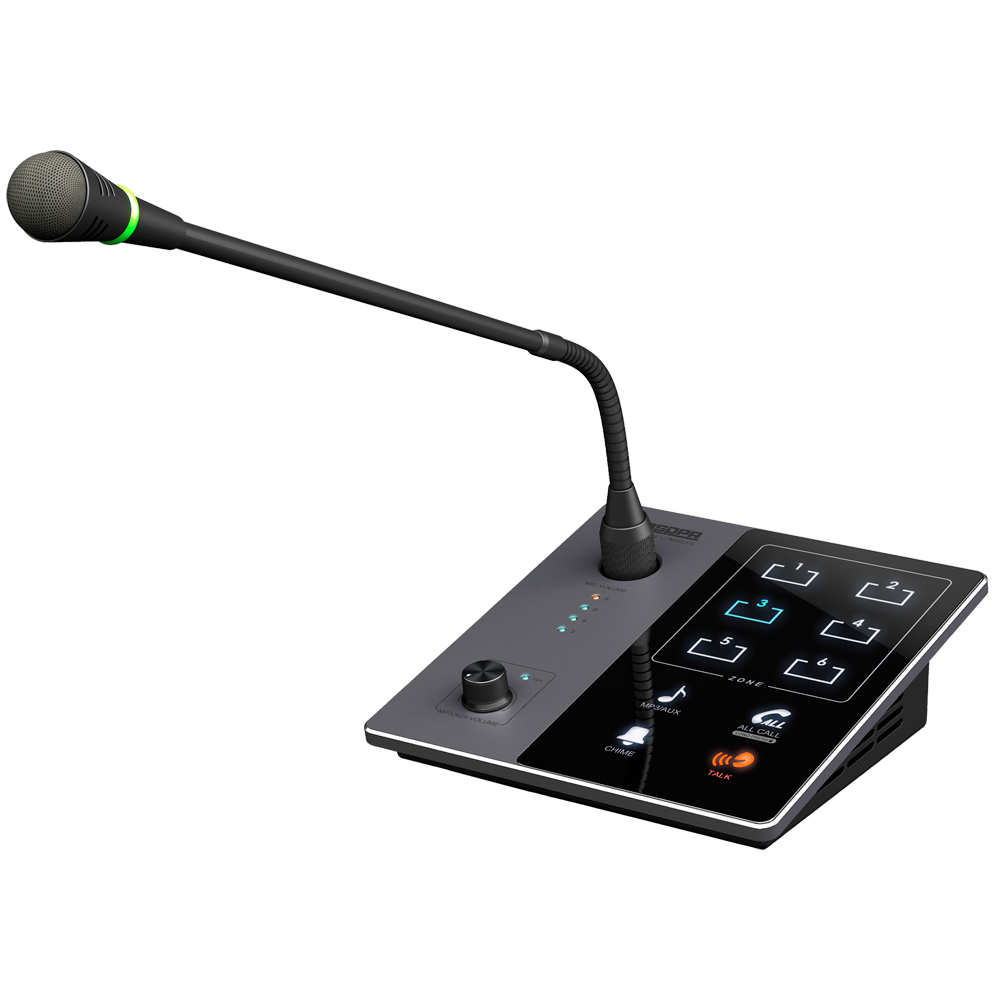DSPPA Micrófono de pupitrePulsador DSPPA-DMA20
