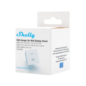 SHELLY Shelly USB charger SH-WALL-DISPLAY-USB-W