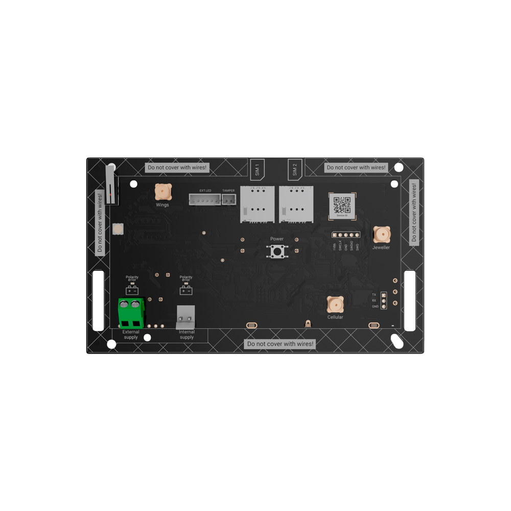 AJAXVIVIENDAVACíA central alarma AJ-HUBBP-V2-NOCASE 4G Dual Pro