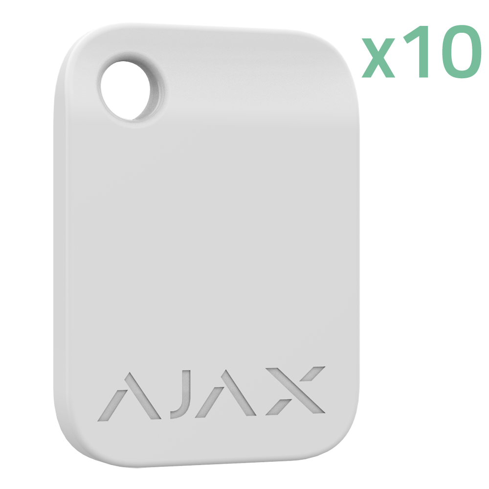 Ajax Llavero de acceso sin contacto color blanco 10XAJ-TAG-W
