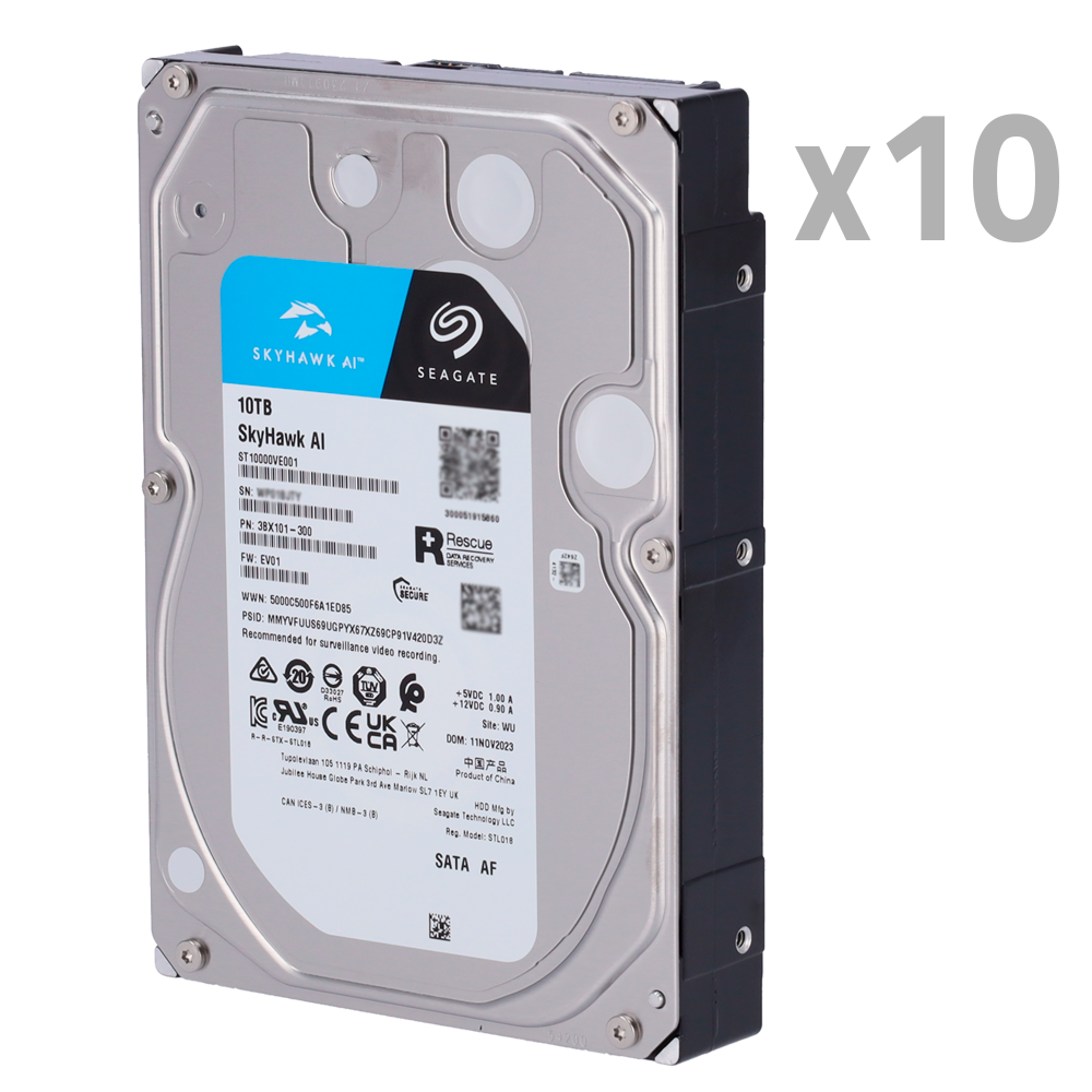 Seagate Pack de discos duros Seagate 10XHD10TB-S-AI