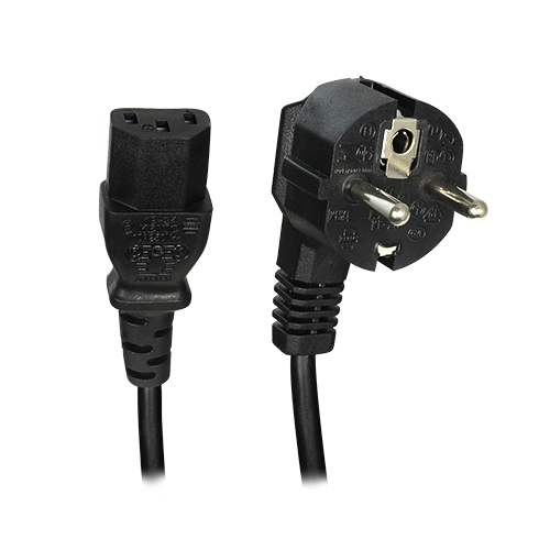 CCTV & Alarmas Cable a enchufe Conector QT3 AC-EU-C14F