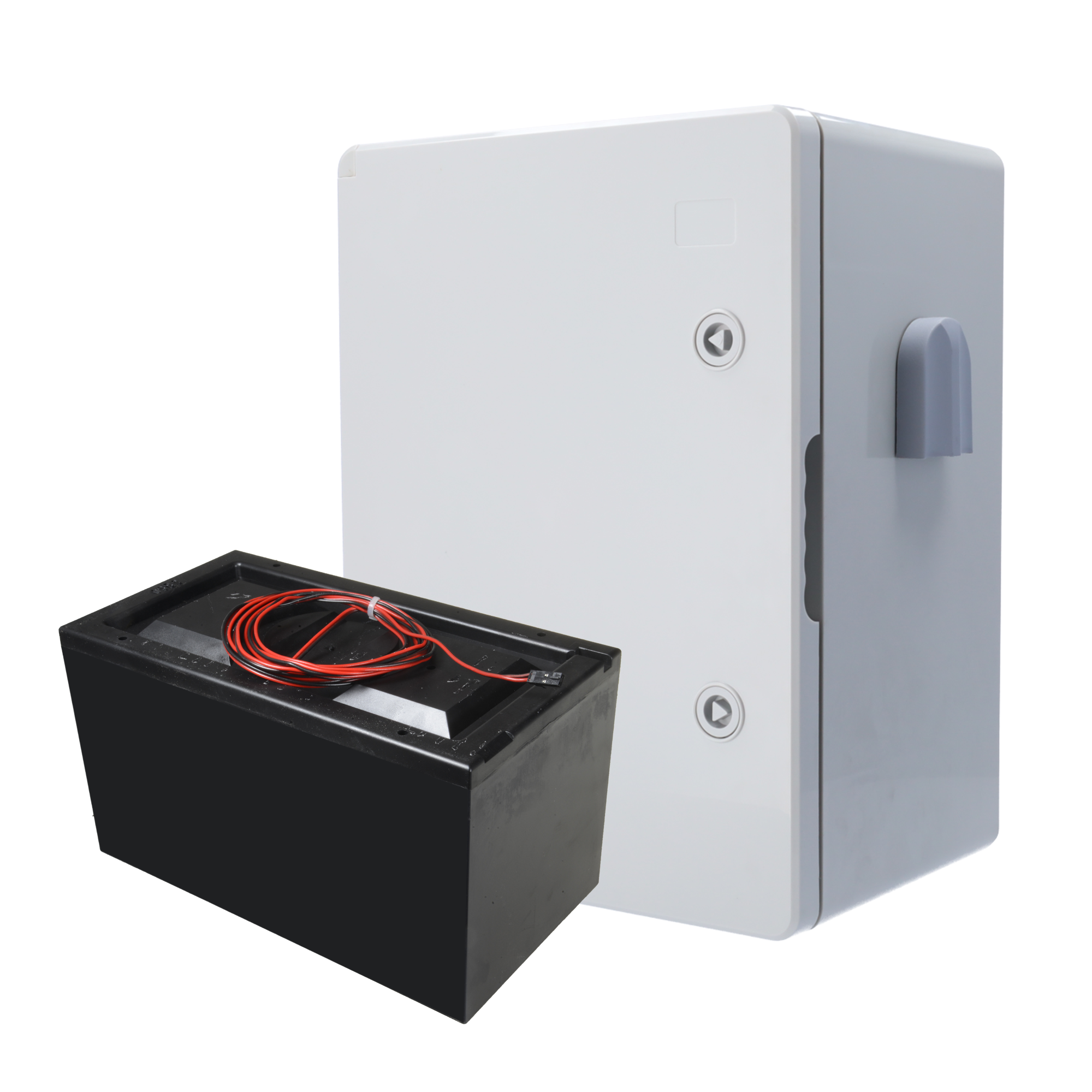 CCTV & Alarmas Kit batería con caja poliéster AJ-BATTERYBOX-14M