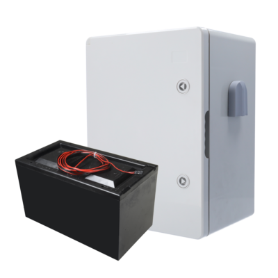 Ajax Kit batería con caja poliéster AJ-BATTERYBOX-7M