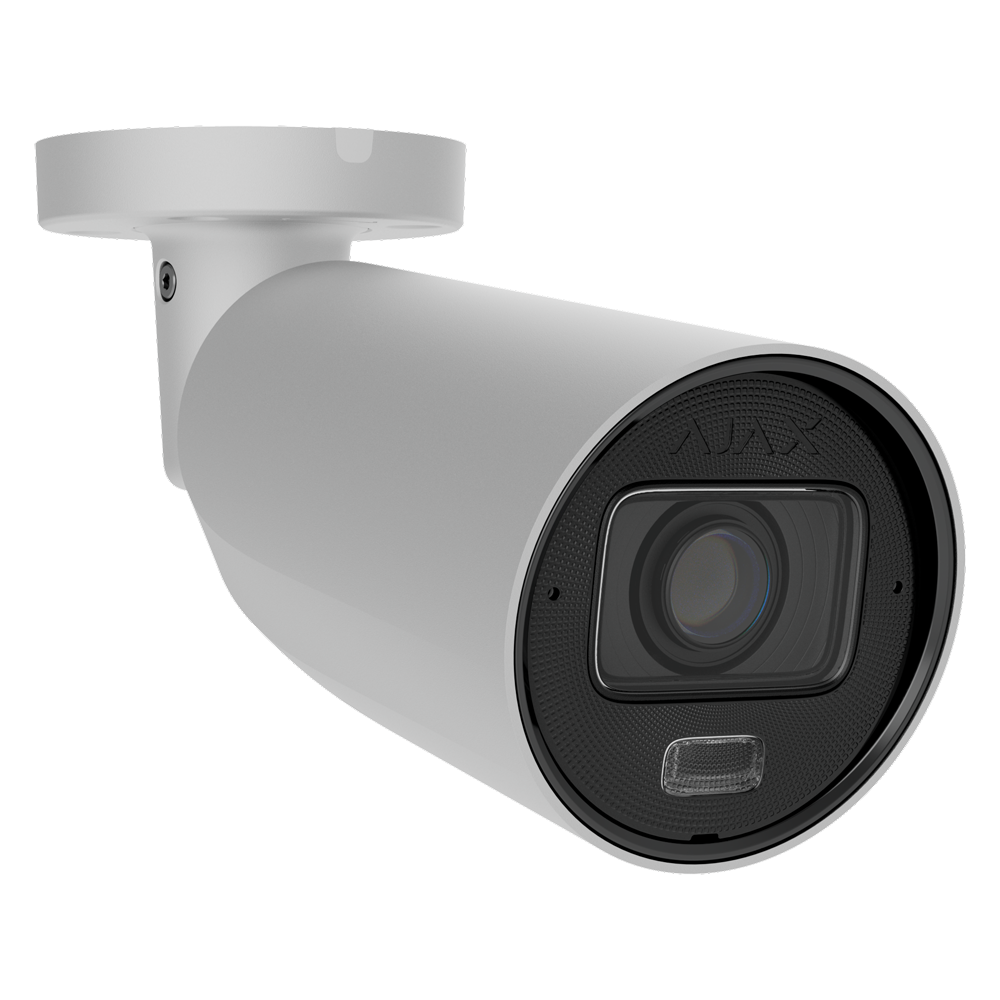 Ajax Cámara IP Bullet 5 Mpx Ajax 1/2.7" Progressive Scan CMOS color blanco 5 MP, 2.8~12 mm AJ-BULLETCAM-5-HLVF-W