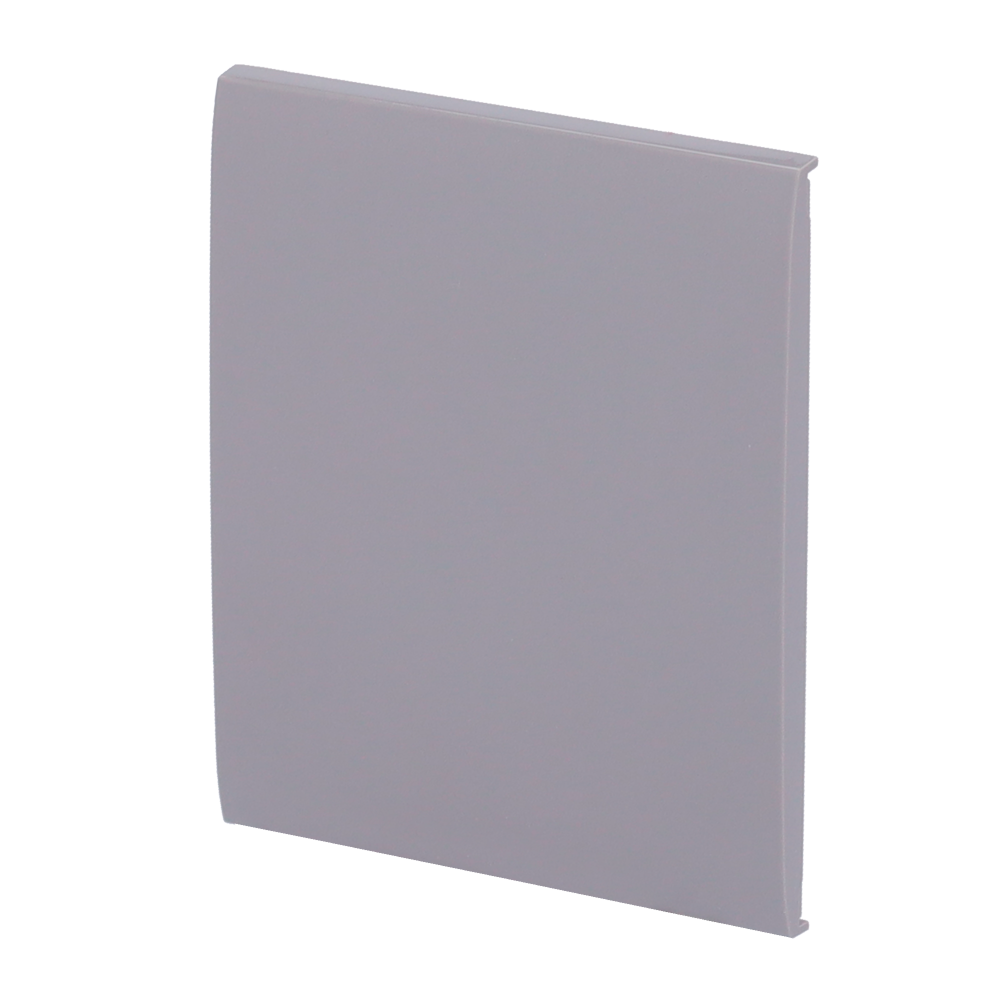 Ajax Panel táctil para interruptor de luz simple color gris AJ-CENTERBUTTON-1G2W-GRE