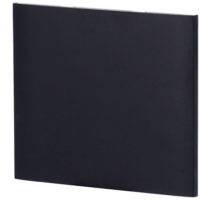 Ajax Panel táctil para interruptor de luz doble color negro AJ-CENTERBUTTON-2G-B-VERT