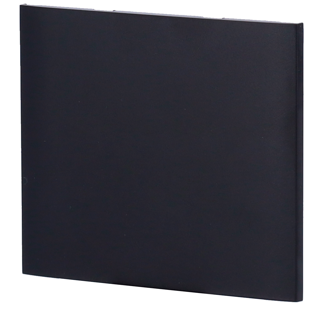 Ajax Panel táctil para interruptor de luz doble color negro AJ-CENTERBUTTON-2G-B-VERT