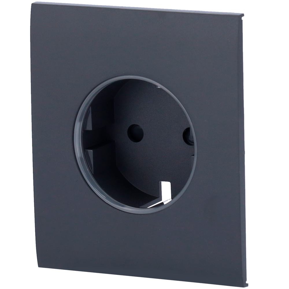 Ajax Tapa central para enchufe inteligente tipo F color grafito AJ-CENTERCOVER-SMART-GRA