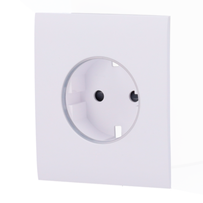 Ajax Tapa central para enchufe inteligente tipo F color blanco AJ-CENTERCOVER-SMART-W