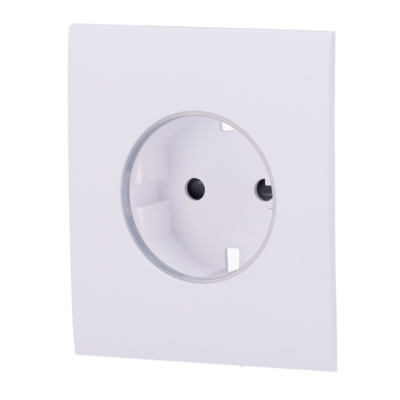 Ajax Tapa central para enchufe básico tipo F color blanco AJ-CENTERCOVER-W