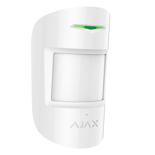 Ajax Detector PIR y rotura de cristal color blanco AJ-COMBIPROTECT-W
