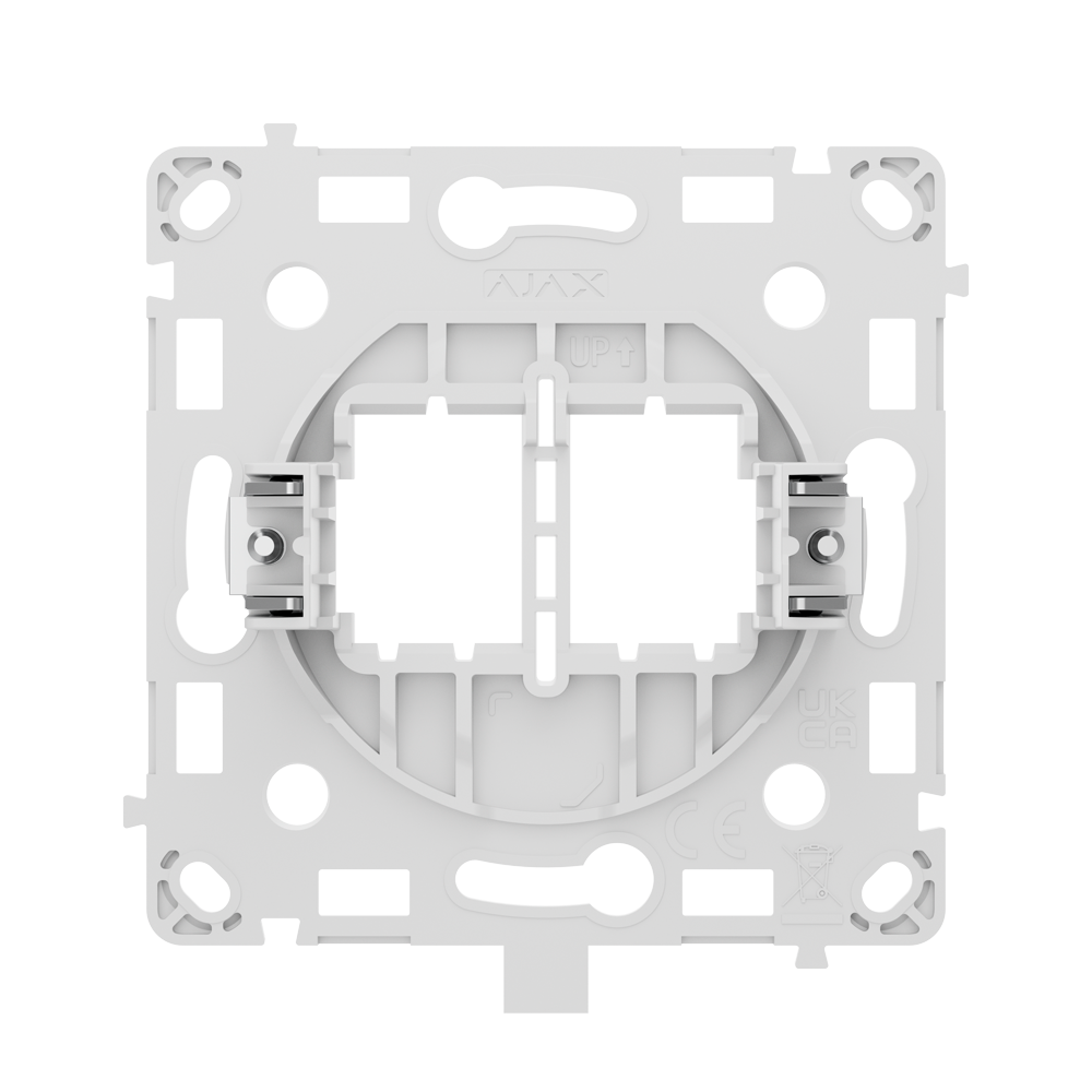 Ajax Soporte para tapa de la caja de montaje color gris AJ-COVERHOLDER-COVERPLATE