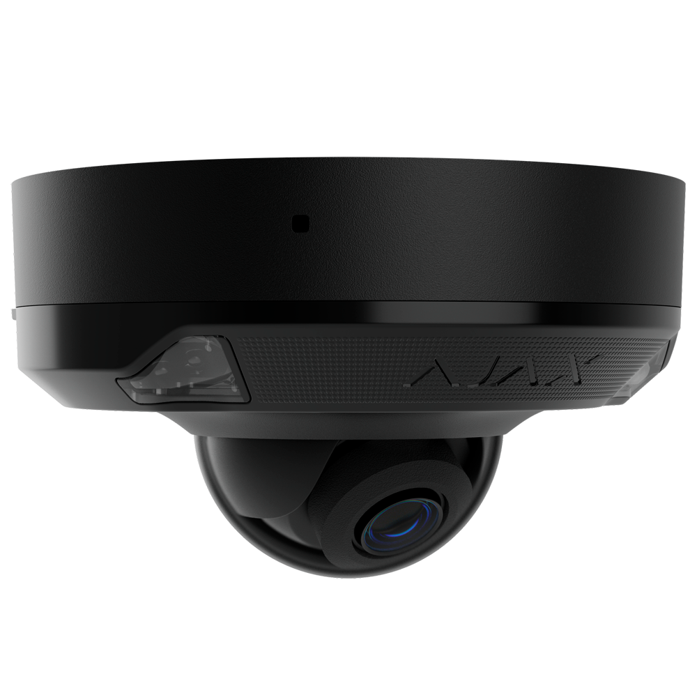 Ajax CCTV Cámara IP 8 Megapixel Ajax 1/2.8" Progressive Scan CMOS color negro 8 MP, 4 mm AJ-DOMECAM-MINI-8-0400-HL-B