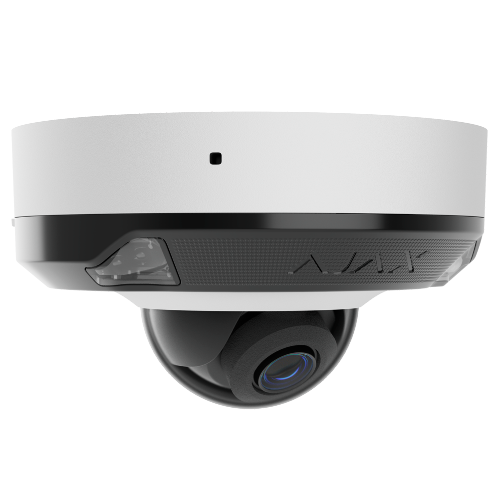 Ajax CCTV Cámara IP 8 Megapixel Ajax 1/2.8" Progressive Scan CMOS color blanco 8 MP, 4 mm AJ-DOMECAM-MINI-8-0400-HL-W