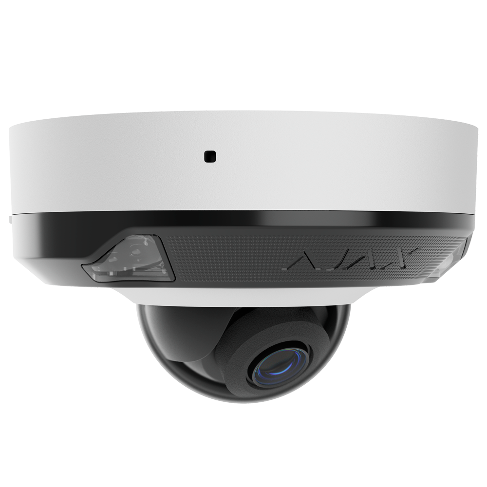 Ajax CCTV Cámara IP 8 Megapixel Ajax 1/2.8" Progressive Scan CMOS color blanco 8 MP, 2.8 mm AJ-DOMECAM-MINI-8-HL-W