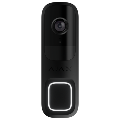 Ajax Doorbell 4 MP con IA integrada color negro AJ-DOORBELL-4-B