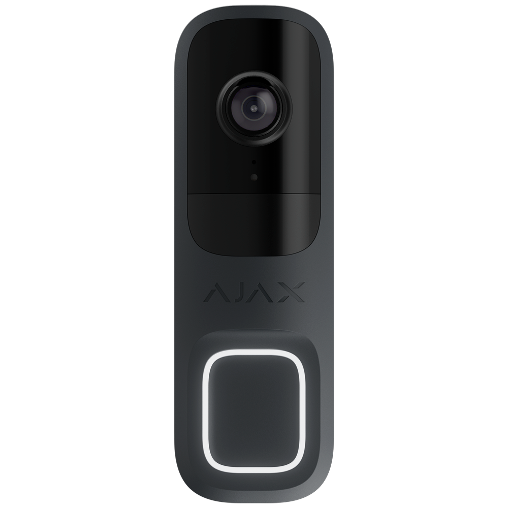 Ajax CCTV Doorbell 4 MP con IA integrada color grafito AJ-DOORBELL-4-GRA