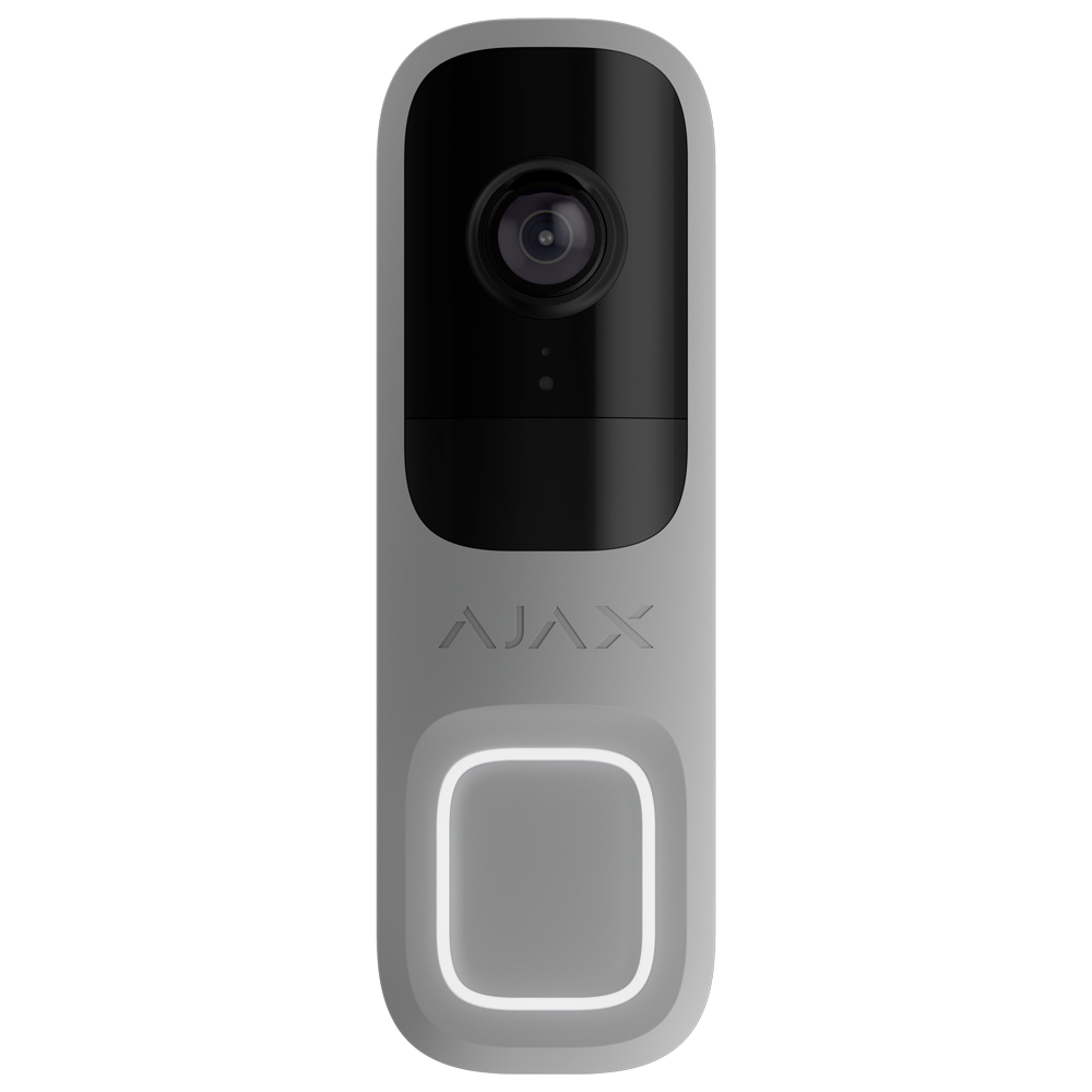 Ajax CCTV Doorbell 4 MP con IA integrada color gris AJ-DOORBELL-4-GRE
