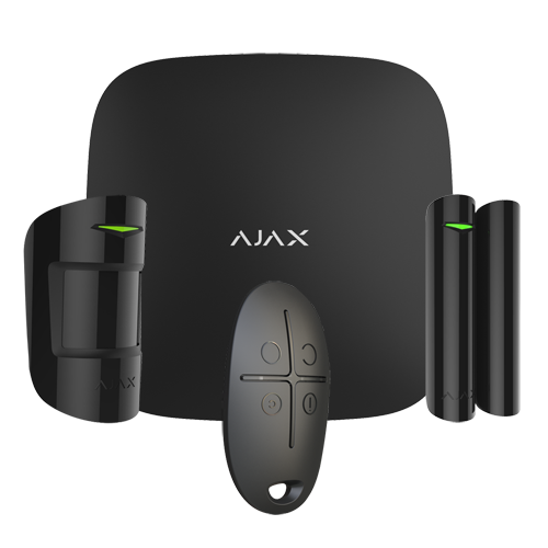 Ajax Kit de alarma profesional Certificado Grado 2 color negro AJ-HUBKIT-B