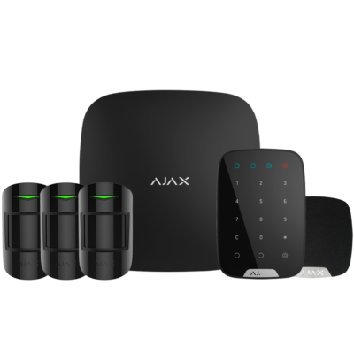 Ajax Kit de alarma profesional Certificado Grado 2 color negro AJ-HUBKIT-RENOVE1-B