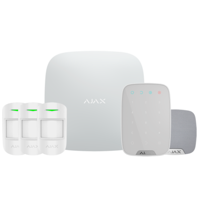 Ajax Kit de alarma profesional Certificado Grado 2 color blanco AJ-HUBKIT-RENOVE1-W
