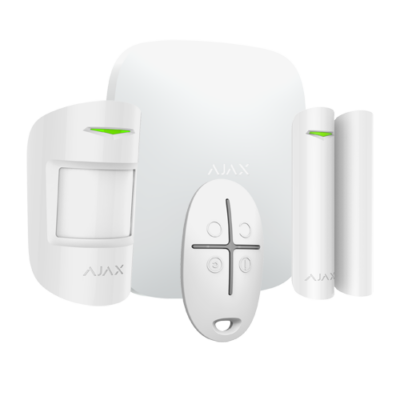 Ajax Kit de alarma profesional Certificado Grado 2 color blanco AJ-HUBKIT-W