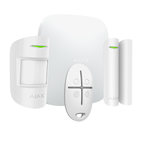 Ajax Kit de alarma profesional Certificado Grado 2 color blanco AJ-HUBKIT-W