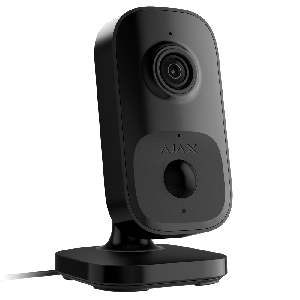 Ajax CCTV Cámara Cube IP 4 Mp Detección de objetos por IA color negro 4 MP AJ-INDOORCAM-4-B