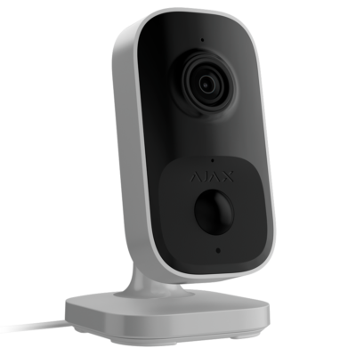 Ajax CCTV Cámara Cube IP 4 Mp Detección de objetos por IA color blanco 4 MP AJ-INDOORCAM-4-W