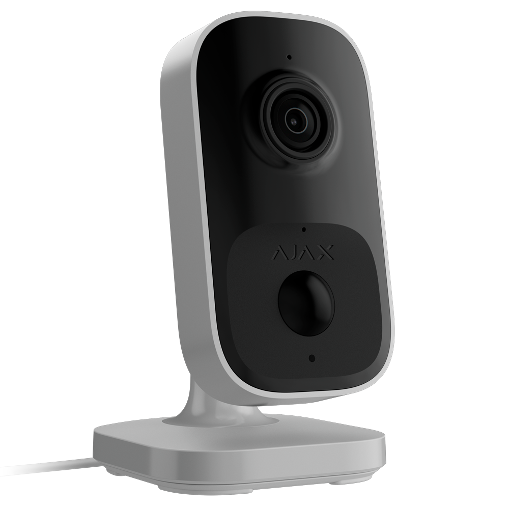 Ajax CCTV Cámara Cube IP 4 Mp Detección de objetos por IA color blanco 4 MP AJ-INDOORCAM-4-W