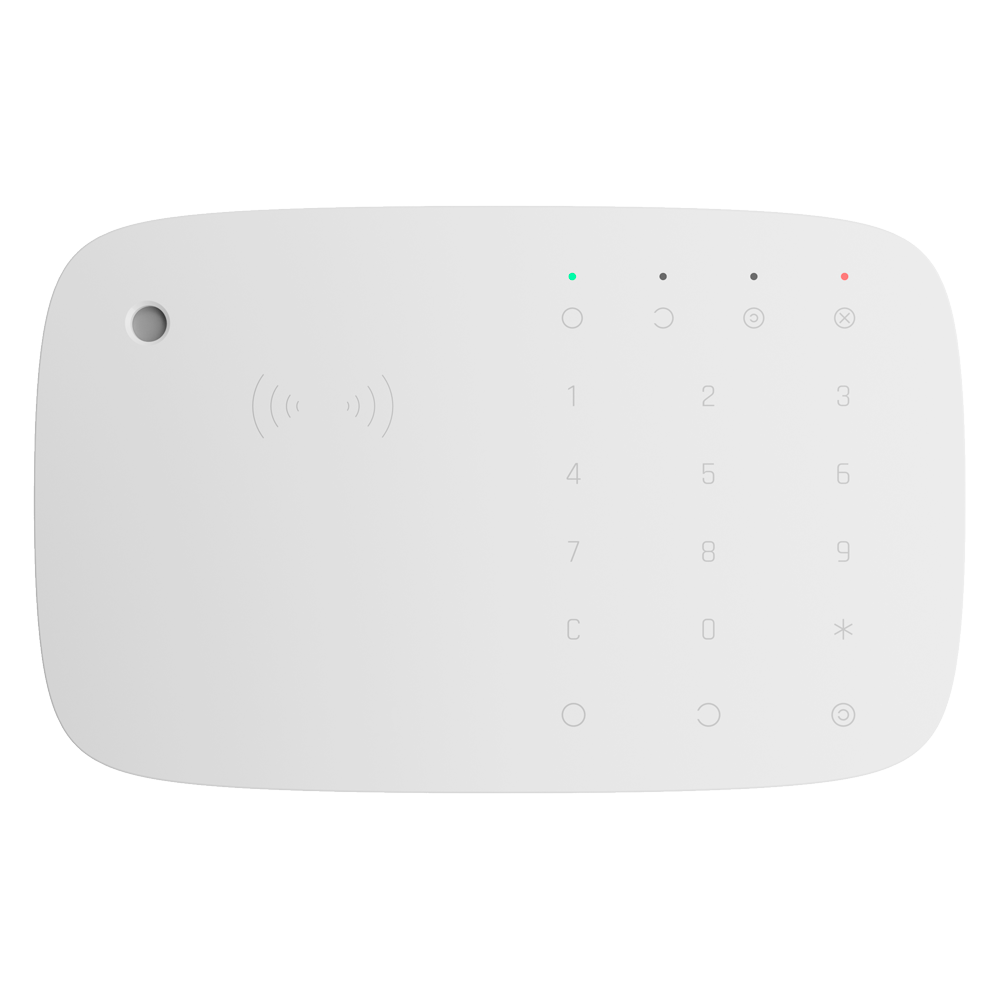 Ajax Carcasa para teclado con sirena y lector RFID color blanco AJ-KEYPADCOMBI-W-DUMMY