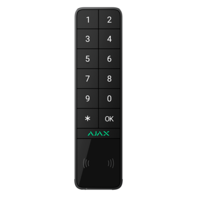 Ajax Teclado para exterior IP66/IK08 con lector RFID color negro AJ-KEYPADOUTDOOR-B