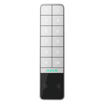 Ajax Teclado para exterior IP66/IK08 con lector RFID color negro AJ-KEYPADOUTDOOR-W