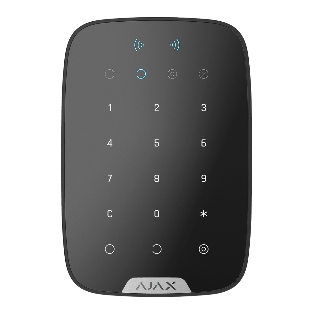 Ajax Teclado independiente con lector RFID color negro AJ-KEYPADPLUS-B