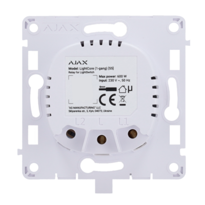 Ajax Relé para interruptor de luz inteligente simple AJ-LIGHTCORE-1G