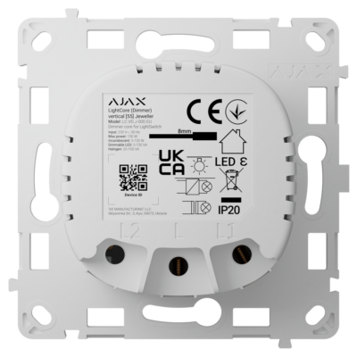 Ajax Relé interruptor de luz inteligente regulable AJ-LIGHTCORE-DIMMER-VERT