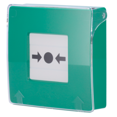 Ajax Botón manual de alarma de incendio verde color verde AJ-MANUALCALLPOINT-GREEN