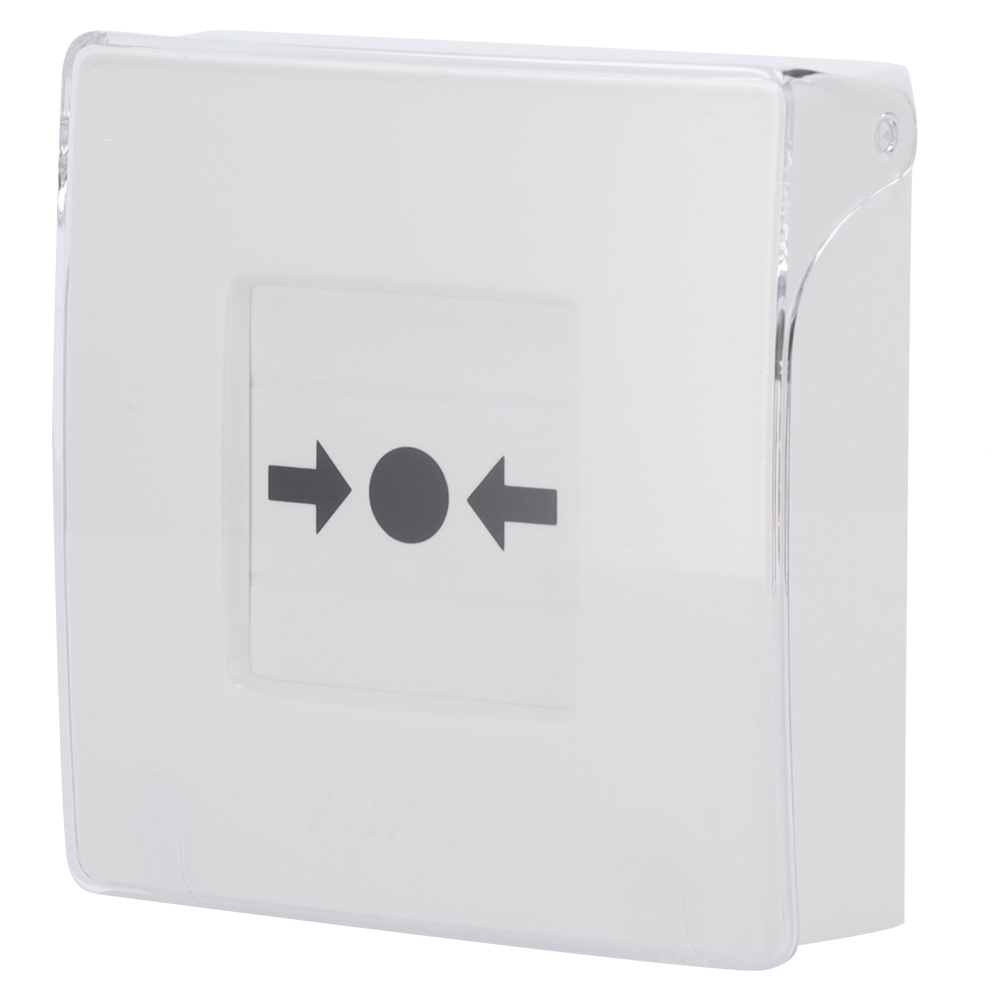 Ajax Botón manual de alarma de incendio blanco color blanco AJ-MANUALCALLPOINT-WHITE