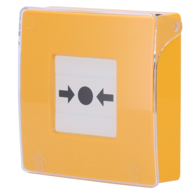 Ajax Botón manual de alarma de incendio amarillo color amarillo AJ-MANUALCALLPOINT-YELLOW
