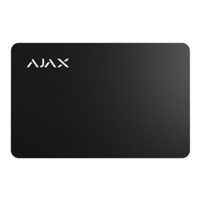 Ajax Tarjeta de acceso sin contacto color negro AJ-PASS-B