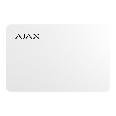 Ajax Tarjeta de acceso sin contacto color blanco AJ-PASS-W