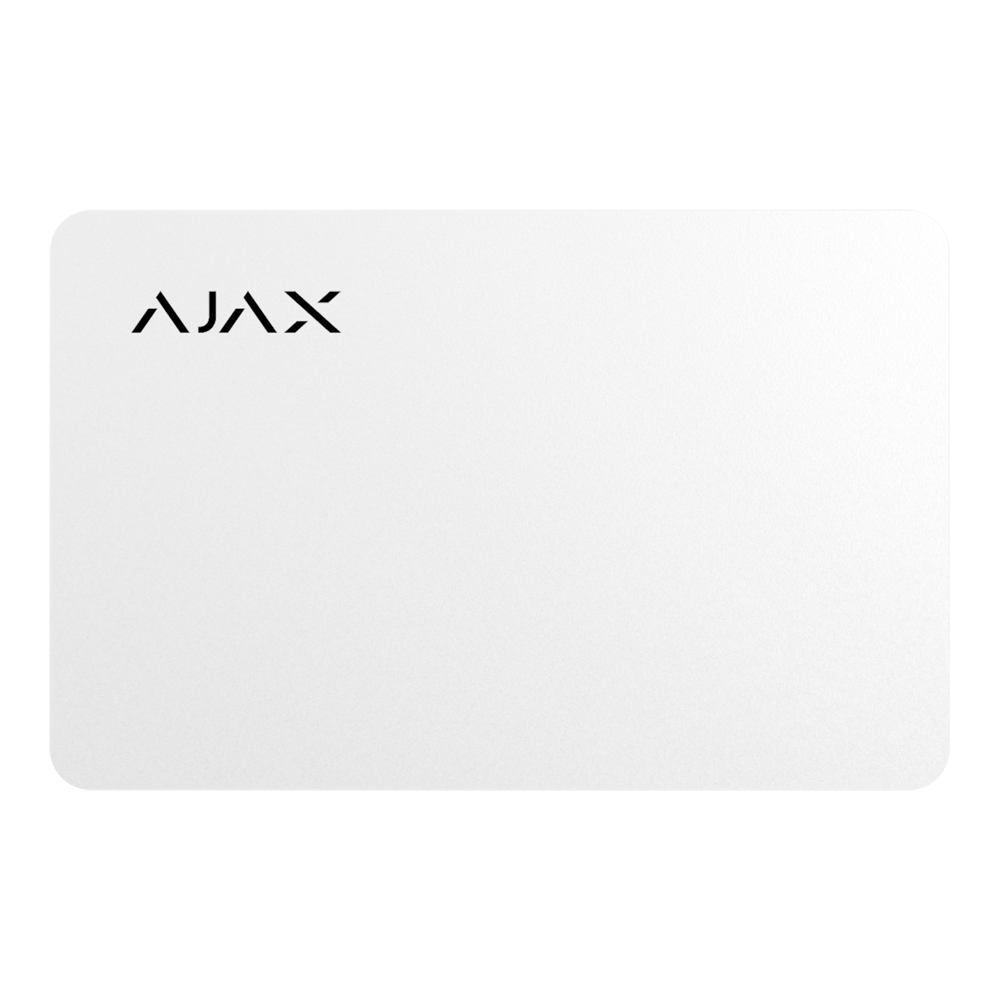 Ajax Tarjeta de acceso sin contacto color blanco AJ-PASS-W
