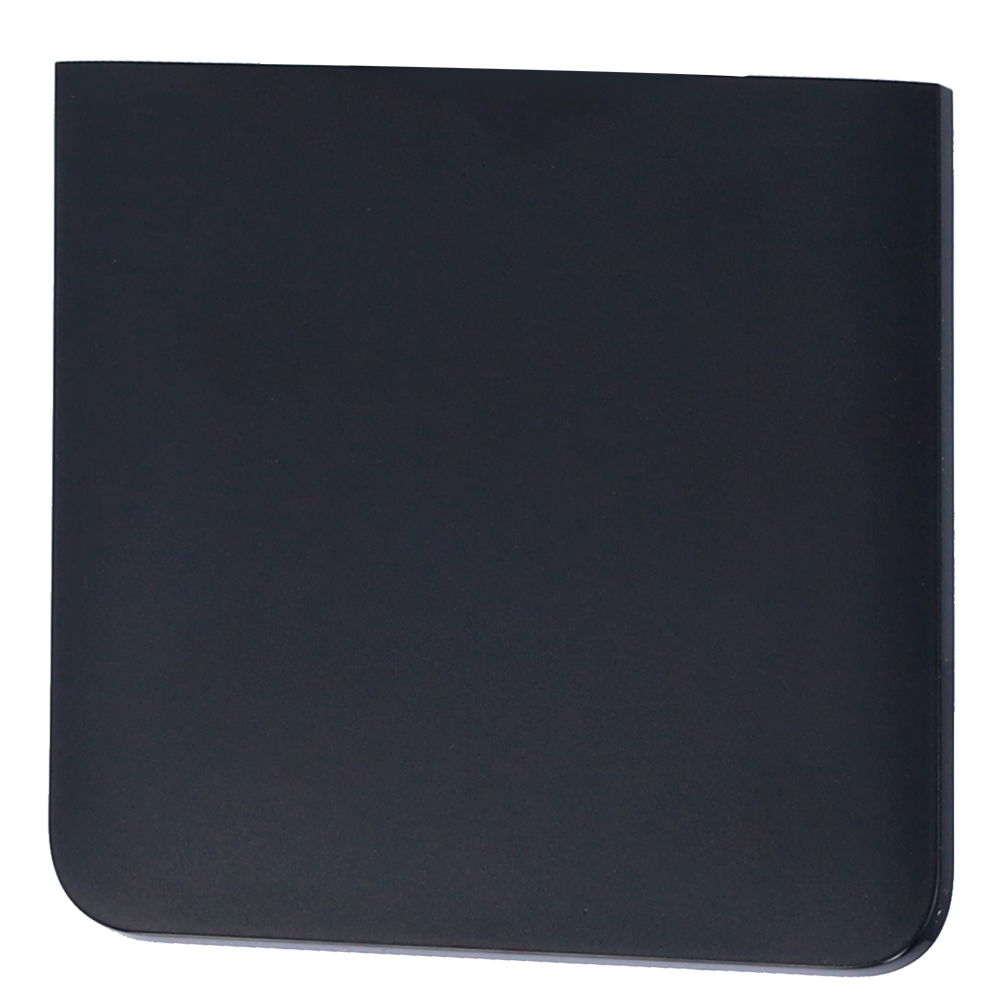 Ajax Panel táctil para un interruptor de luz vertical color negro AJ-SIDEBUTTON-1G2W-B-VERT